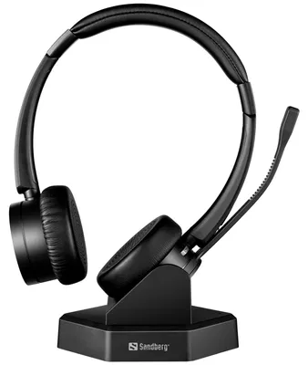 Produktbild von Sandberg Bluetooth Office Headset Pro+, Kabellos, Büro/Callcenter, 20 - 20000 Hz, 100 g, Kopfhörer, Schwarz