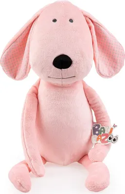 Zdjęcie produktu dla Tulimy Uroczy Różowy Piesek 58 cm - Twój idealny towarzysz do przytulania!