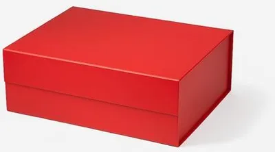 Obrázok produktu pre Magnetická darčeková krabička červená 330 x 255 x 115 mm (vonkajšie rozmery) Darčeková krabička A4