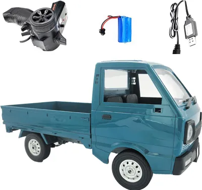 Obrázok produktu pre Wpl D12 1/10 2wd Rc Simulácia auta Drift Truck rozdrvený 260 Motorové lezenie Light On-road hračky pre chlapcov Deti darčeky 1 batéria