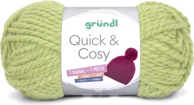 Produktbild von Gründl Wolle Quick and Cosy 150 g grün