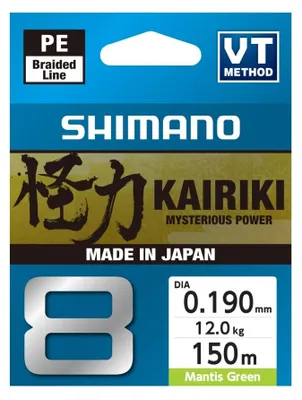 Produktbild von Shimano Kairiki 8 150m Mantis Green 0,190mm/12,0kg