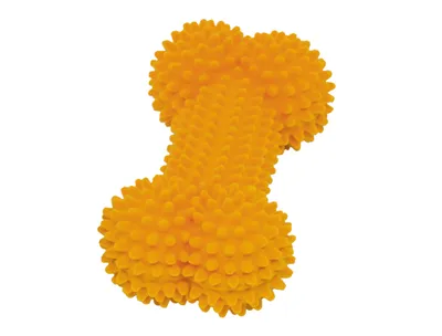 Produktbild von Nobby "Rubber Line" Knochen mit Spitzen orange