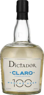 Produktbild von Dictador CLARO 100 Months Aged Spirit Drink 40% Vol. 0,7l