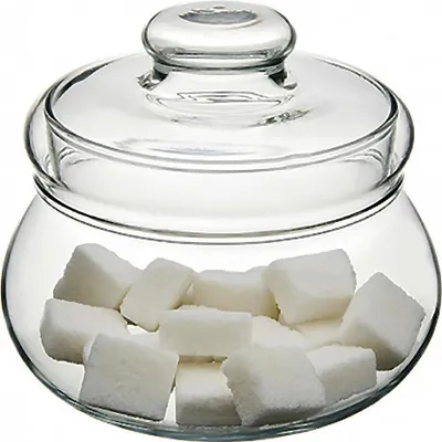 Produktbild von zuckerdose, Durchmesser 10,6cm, Höhe 10,4cm Glas. 5052