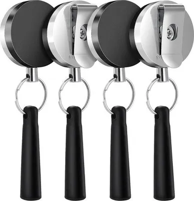 Produktbild von Silikoneneinsteckhalter für Stifte und Bleistifte, 4er Pack, robust und einziehbar