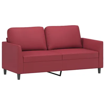 Produktbild von vidaXL 2-Sitzer-Sofa Weinrot 140 cm Kunstleder