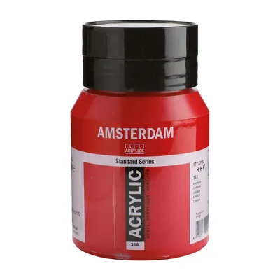 Obrázok produktu pre Amsterdam Standard, 500 ml, Červená, Fľaša, Vodeodolný