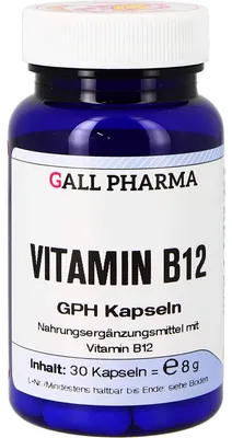 Zdjęcie produktu dla GALL PHARMA Witamina B12 300 µg GPH – kapsułki, 30 szt. kapsułek