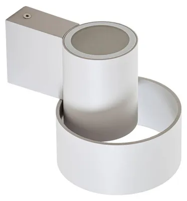 Produktbild von Lucande LED-Außenwandleuchte Elune, hellgrau, IP44, up/down
