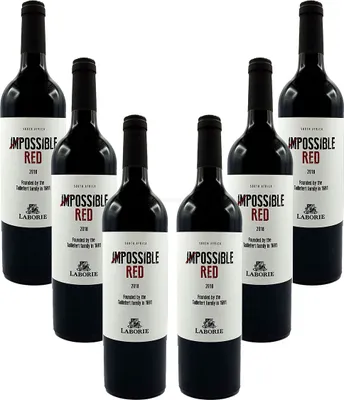 Produktbild von Laborie Rotwein 6er Set Impossible Red South Africa 6x 0,75L (14% Vol)- [Enthält Sulfite]