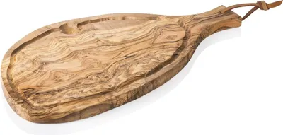 Produktbild von Servierbrett mit Griff PURE OLIVE, 50 x 23 cm, Olivenholz