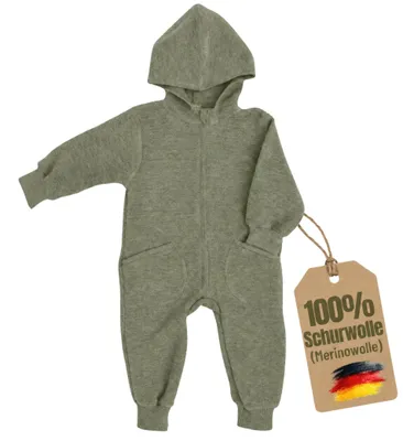 Produktbild von Engel Baby-Overall mit Kapuze und Reißverschluss TOP