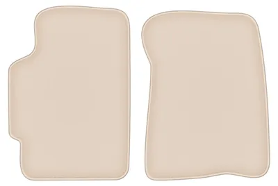 Produktbild von DURBAN Beige Velours-Fußmatten vorne für Mazda MX-6 II Coupé (1992-1997)