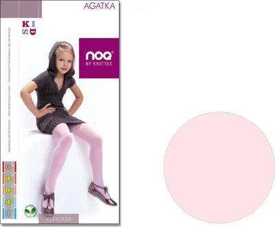 Produktbild von Kinder-Strumpfhose aus Viskose AGATKA Baby pink 146-152