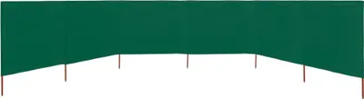 Obrázok produktu pre vidaXL 6-dielna vetrovka 800 x 120 cm zelená