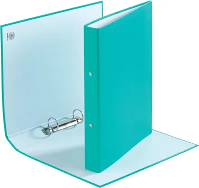 Produktbild von DONAU 3736001F-24 Ringmappe, A4, 2-Ring, 30mm, türkis