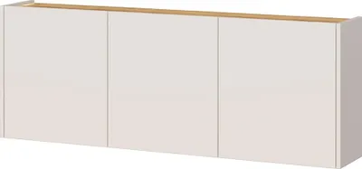 Produktbild von Flurschrank Schuhschrank 138cm in kaschmir mit Eiche LAPUA-01 ideal für schmale Flure
