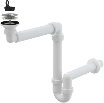 Produktbild von Alcadrain Raumsparsiphon DN 40 für die Waschbecken DN63
