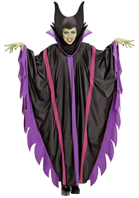 Zdjęcie produktu dla W WIDMANN MILANO Moda imprezowa – kostium Maleficia, sukienka, czarownica, zła wróżka, Halloween, karnawał