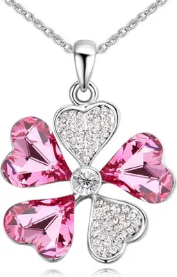 Produktbild von Kette Blüte Silber aus Messing Damen