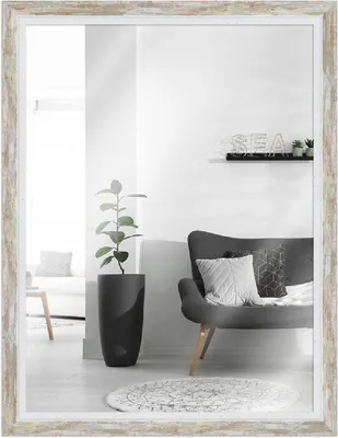 Produktbild von MendeFrames H490 Wandspiegel Taupe 20x20 cm