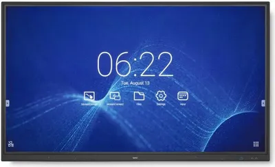 Produktbild von NEC MultiSync CB651Q-2, Interaktiver Flachbildschirm, 165,1 cm (65"), LED, 3840 x 2160 Pixel, 12/7