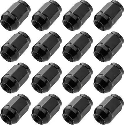 Obrázok produktu pre 16x matice kolies Matice kolies M12x1,5 35 mm s uzavretým kužeľom čierna
