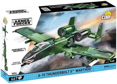 Obrázek produktu pro COBI A-10 Thunderbolt II Warthog, Stavební bloky, 8 rok/roky, 667 kusů