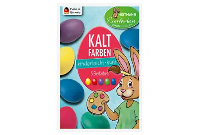 Immagine prodotto di HEITMANN Uovo di Pasqua compresse da colorare 5 colori