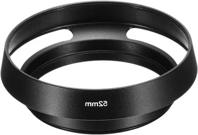 Obrázek produktu pro Ochranný filtr na objektiv fotoaparátu – redukce odlesků – 52 mm – černý