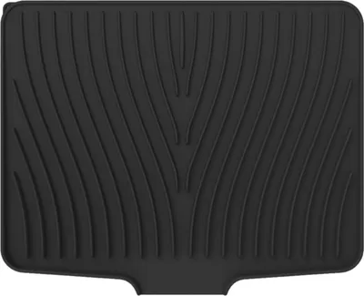 Produktbild von Silikon-Spülmatte mit erhöhter Ablauflippe, schräges Design, hitzebeständige und rutschfeste Matte, geeignet für Küchenarbeitsplatten oder Spülbecken