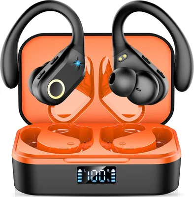 Produktbild von Bluetooth Kopfhörer Sport,Bluetooth 5.3 mit Mic,40H Noise Cancelling Wireless Earbuds IPX5 Wasserdichte Ohrhörer