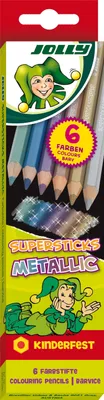 Produktbild von Jolly Jolly Supersticks Metallic 6 Stück