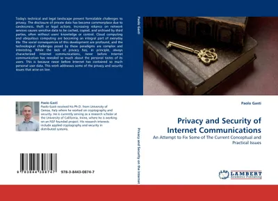 Produktbild von Privacy and Security of Internet Communications