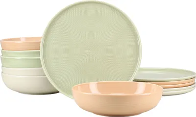 Produktbild von CreaTable, 25077, Session Romance, Tafelservice 12-tlg, Porzellan