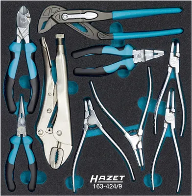 Obrázek produktu pro Hazet 163-424/9 Workshop Pliers Set 9-piece