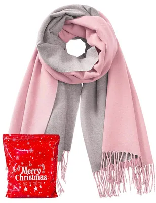 Obrázok produktu pre Dámske pashmina šály, hrubé zimné šály s franjami