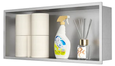 Productafbeelding van Roestvrij Stalen Inbouwtoiletrek voor Badkamer