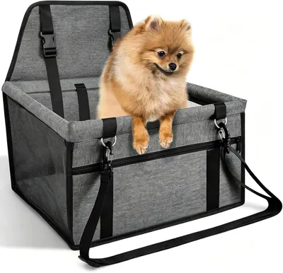 Produktbild von Hundesitz für Subaru Forester III (Typ SJ, ab 2012), Autositz für Hunde im Beifahrersitz, Hundebox für das Auto, Hundedecke für die Rückbank, waschbarer Autositz für Hunde