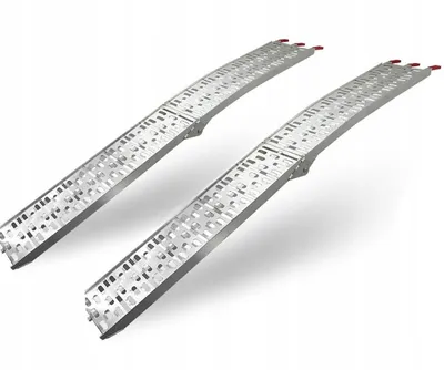 Produktbild von ALU-Auffahrrampe Verladerampe Verladeschiene klappbar 2,28m 340kg Auto 2x