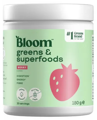 Produktbild von Bloom Greens & Superfoods (30 serv) Berry - Funktionelle Lebensmittel - Superfoods