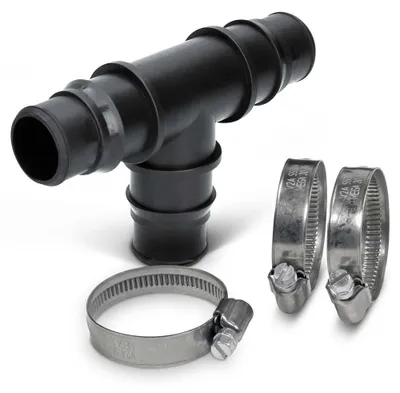 Produktbild von Set PRO> T-Stück Ø 32/38mm + 3x VA SS304 Schellen 12mm