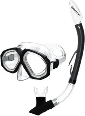 Produktbild von Speedo Leisure Schnorchelset Schwarz  Schwarz One Size