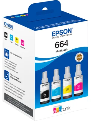 Obrázok produktu pre Viacfarebné balenie Epson 664 EcoTank