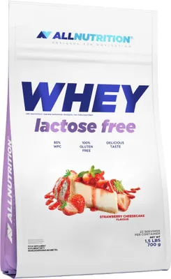 Produktbild von AllNutrition | Whey | Lactose Free Protein Strawberry Cheesecake