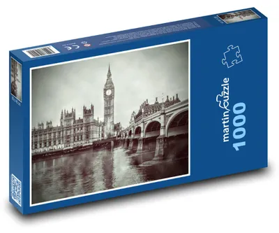 Obrázok produktu pre Puzzle 1000 Londýn - Big Ben a Temža - martinpuzzle