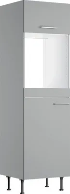 Produktbild von Optifit Backofen/Kühlumbauschrank für 88er Einbaukühlschrank Mats825 BxTxH 60 x 58,4 x 211,8 cm basaltgrau matt zerlegt