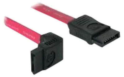 Produktbild von DeLOCK SATA Kabel - 0.5m, 0,5 m, SATA II, Rot