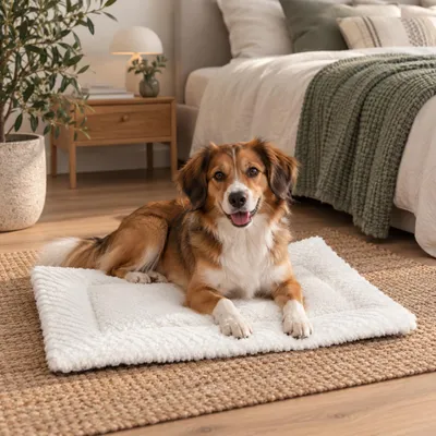 Produktbild von belviona Haustier-Wendedecke, weiche Decke für Hunde & Katzen, 4 cm gepolstert, waschbar & isolierend, 60x45 cm